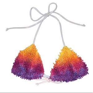 NWT Shagbagg Women’s Swimsuit Bikini Top Size M